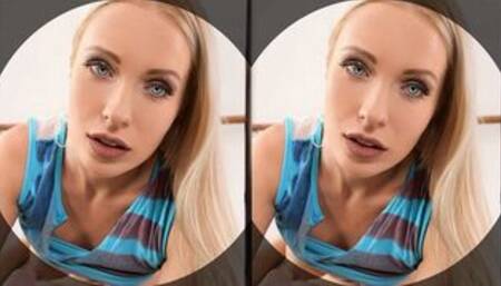 Hardcore POV Gym Sexercise with Curvy Blonde VR Instructor Angelika Grays