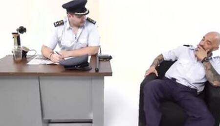 Police Three-Way into the Police station