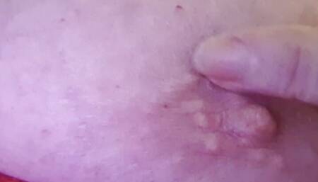 Playing with my nipples