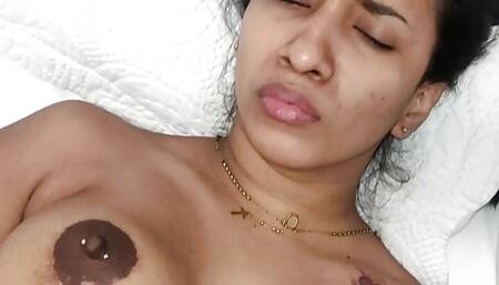 Stepmom with big tits has wet dreams with her stepson