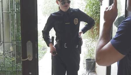 GenderXFilms - Hot Trans Cop Natalie Mars Dickd Down By Scared Hunk