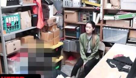 Shoplyfter - Slim Mischievous chinese Jade Noir Caught Stealing And
