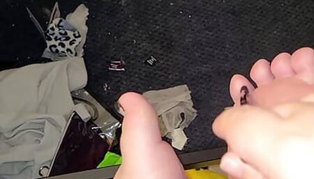 Feet tickles and giggles