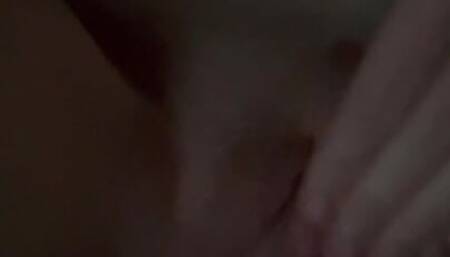 Teen plays with herself ?