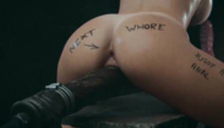 Lara in Trouble ep1-7 - Lara Croft is a slave getting fucked by sadistic lesbian with strapon