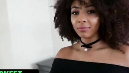 TeamSkeet - Gigantic Asses African 19 Yo Showcasing Her Blowing Off Skills