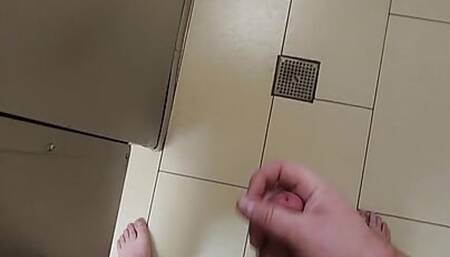 Risky wank at work