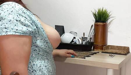 DESPERATE STEPMOM ENDS UP FUCKING!