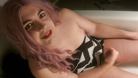 Crossdresser Juvia Jolie is happy to be your cock slut
