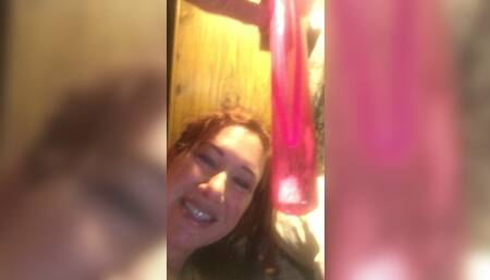 Watch me eat my cum! Cum drops from my bubble wand toy into my waiting mouth.