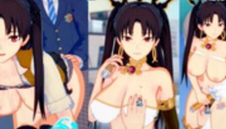 [Hentai Game Koikatsu! ]Have sex with Fate Big tits Ishtar(Rin Tohsaka).3DCG Erotic Anime Video.
