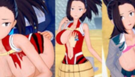 [Hentai Game Koikatsu! ]Have sex with Big tits My Hero Academia Momo Yaoyorozu.3DCG Erotic Anime
