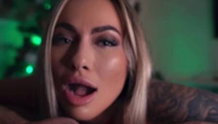 Merry Christmas! I didn't know what to get you for Christmas, so I'm going to give you BLOWJOB  ♥