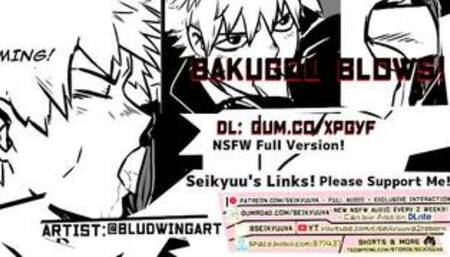 FUCKING BAKUGOU'S MOUTH LIKE- [My Hero Academia] [Full Version] Art: @bludwingart