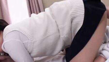 Mao Miyazaki got boned! and creampied after a oral sex