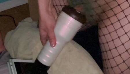 Slow Motion Blue Bush (with my step-dads favorite fuck toy!)