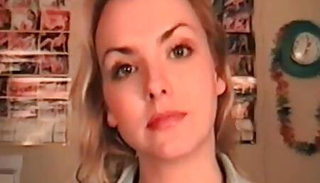 I film my best friend Alena eastern girl with nice bulging boobs and record her