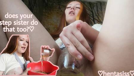 I came to my step-brother's house and baked cookies with my "love" - HENTASISS