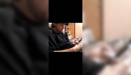 Watch Him Enjoying Alone Time with his cock