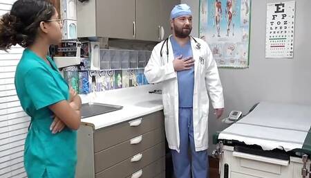 Nurses Get Naked & Examine Each Other While Doctor Tampa Watches! "Which Nurse Goes 1st?" From Doctor-TampaCom