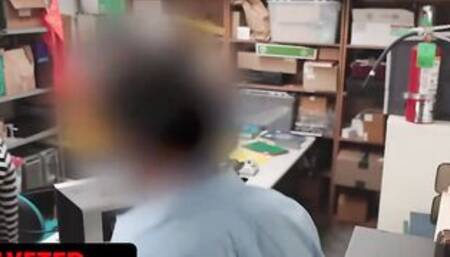 Shoplyfter - Redhead Hot Naiomi Mae Detained For Stealing Getting What She Deserves In The Backroom