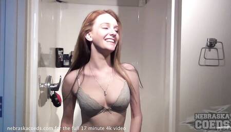 Teen action with sensual girl from Nebraska Coeds