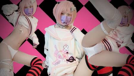 Gothic girl Chinese Shemale-part2