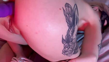 Anal Teen Bondage - Painful Ass Fuck for Tied up Blonde POV