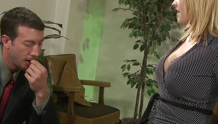 Codi Carmichael Takes Every Inch Of Her Bosses Thick Dick On