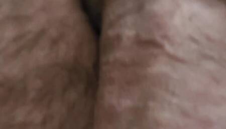Masturbation with Cum Close up