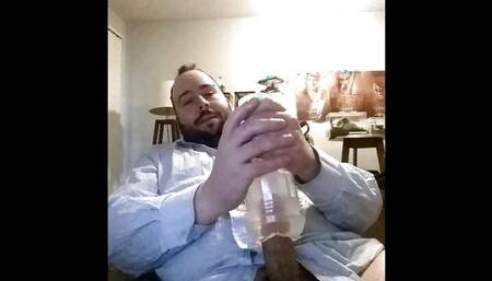 Breaking In New Ice Fleshlight In Impregnation Fantasy With My Large Penis