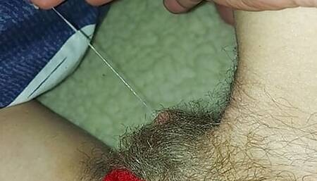hairy pussy for the first time wet juicy close up...