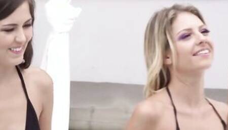 AGirlKnows - Canela Skin, Rebecca Volpetti And Cindy Shine PAWG Colombiana Dyke Threesome Sex