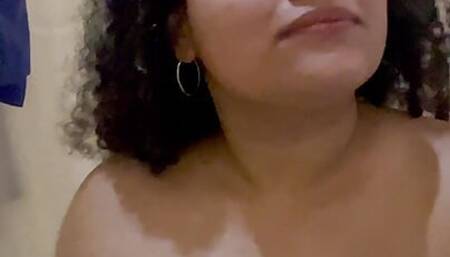 Sweet shower with me and my bid tits