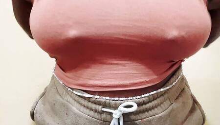 Adjusting my clothes