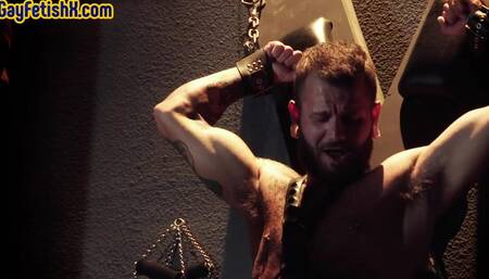 Powerful Black stud sucks BDSM sub n takes his jizz in mouth