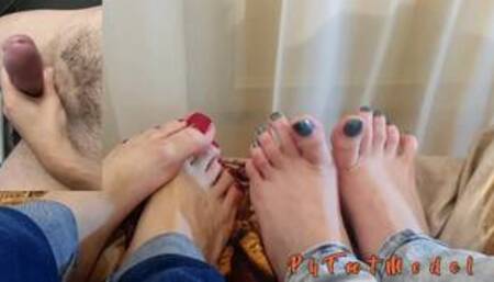 Random chat with girls foot fetish video