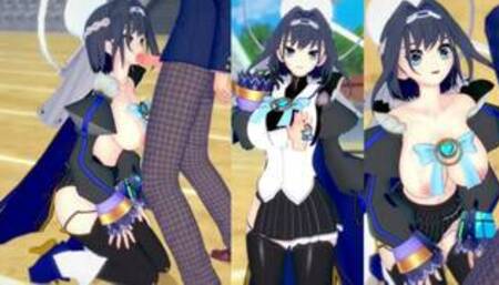 [Hentai Game Koikatsu! ]Have sex with Big tits Vtuber Ouro Kronii.3DCG Erotic Anime Video.