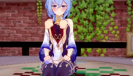 3D/Anime/Hentai. Genshin Impact: Ganyu Fucked for the first time outside!! (virgin)