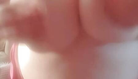 Chubby milf with big natural tits after visiting the gynecologist