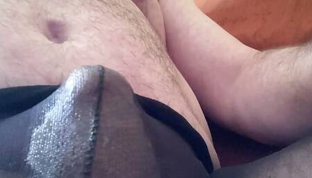 Cum in nylons