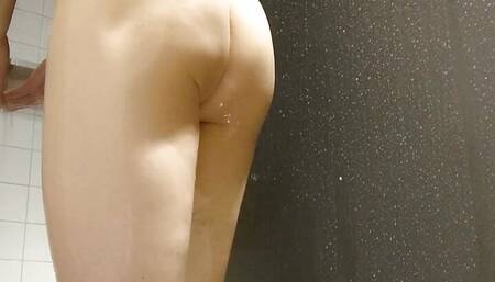 University Gym Horny Shower