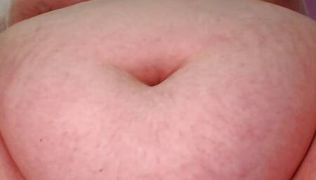 Beautiful chubby nurse with a big soft tummy