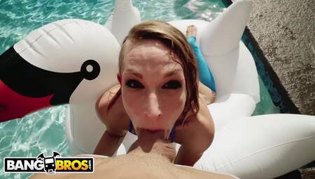 BANGBROS - PAWG Charley Hart Getting Fucked On A Swan Floaty