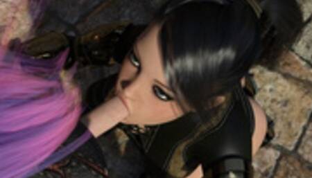 [3D Comiс] Futa Fight Champions Bailey Vs Delia