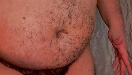 Big fat and horny bear with delicious jerk off and cums in large quantities