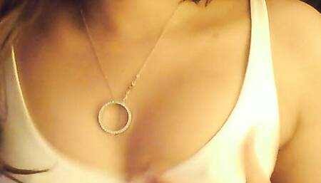 BadGirlLHR moaning and showing cleavage