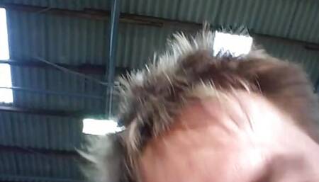 Here is the audition of a German blonde slut with dreams of being a porn actress