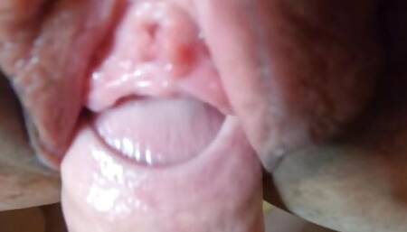 my horny wife play with my cock