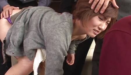 I am the only woman in a gangbang but it feels nice